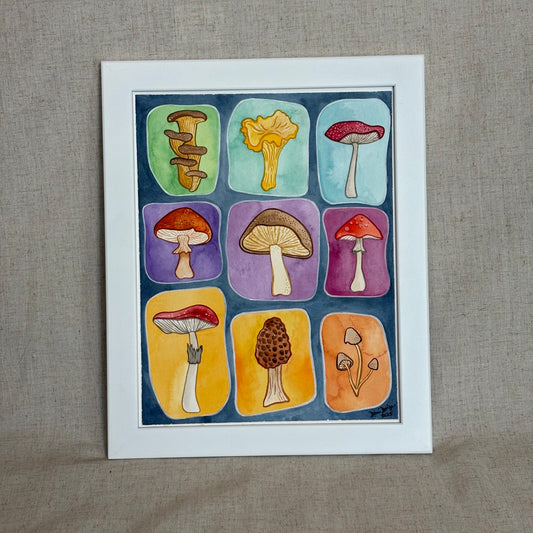 Mushroom Remix Original Watercolor