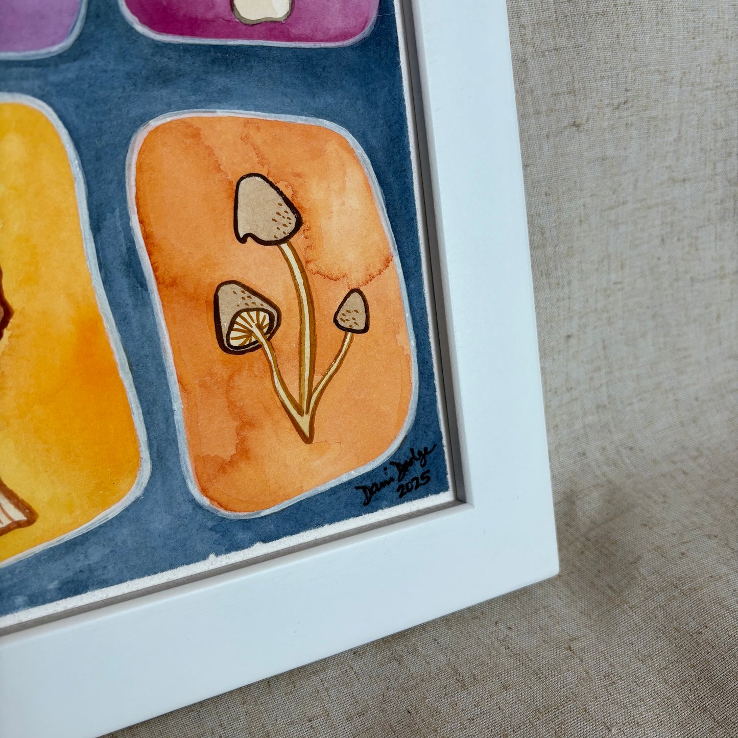 Mushroom Remix Original Watercolor