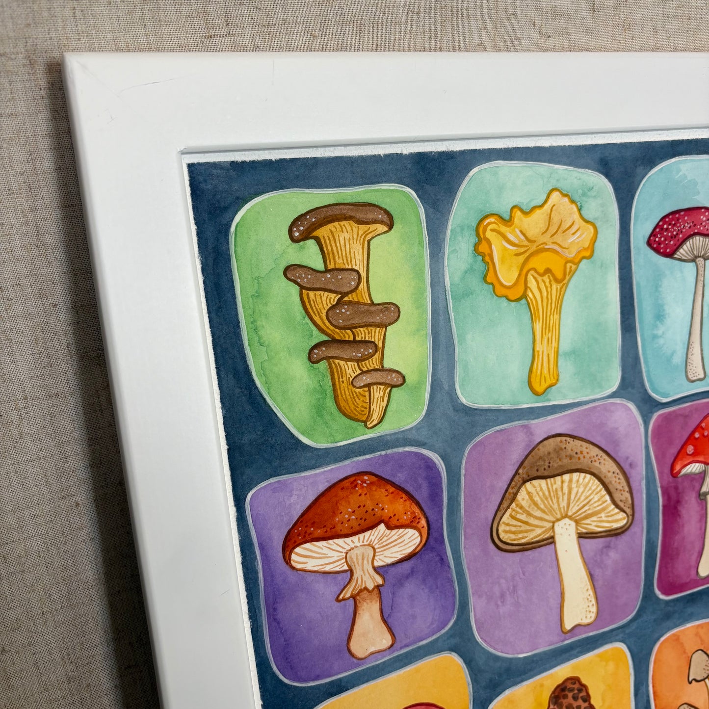 Mushroom Remix Original Watercolor