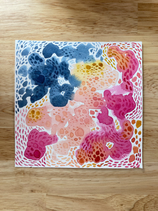 Original Watercolor Meditation No.1