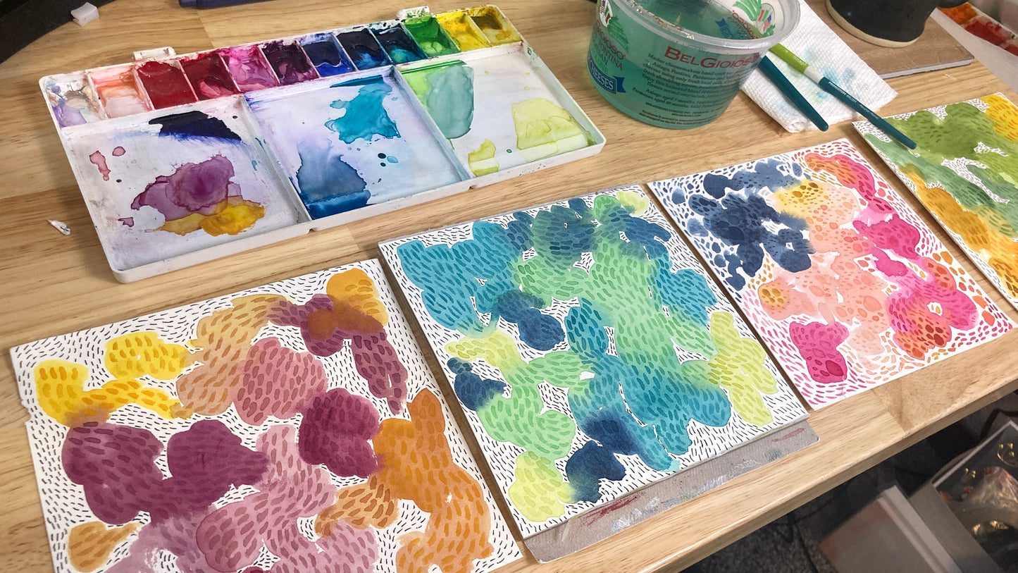 Original Watercolor Meditation No.1