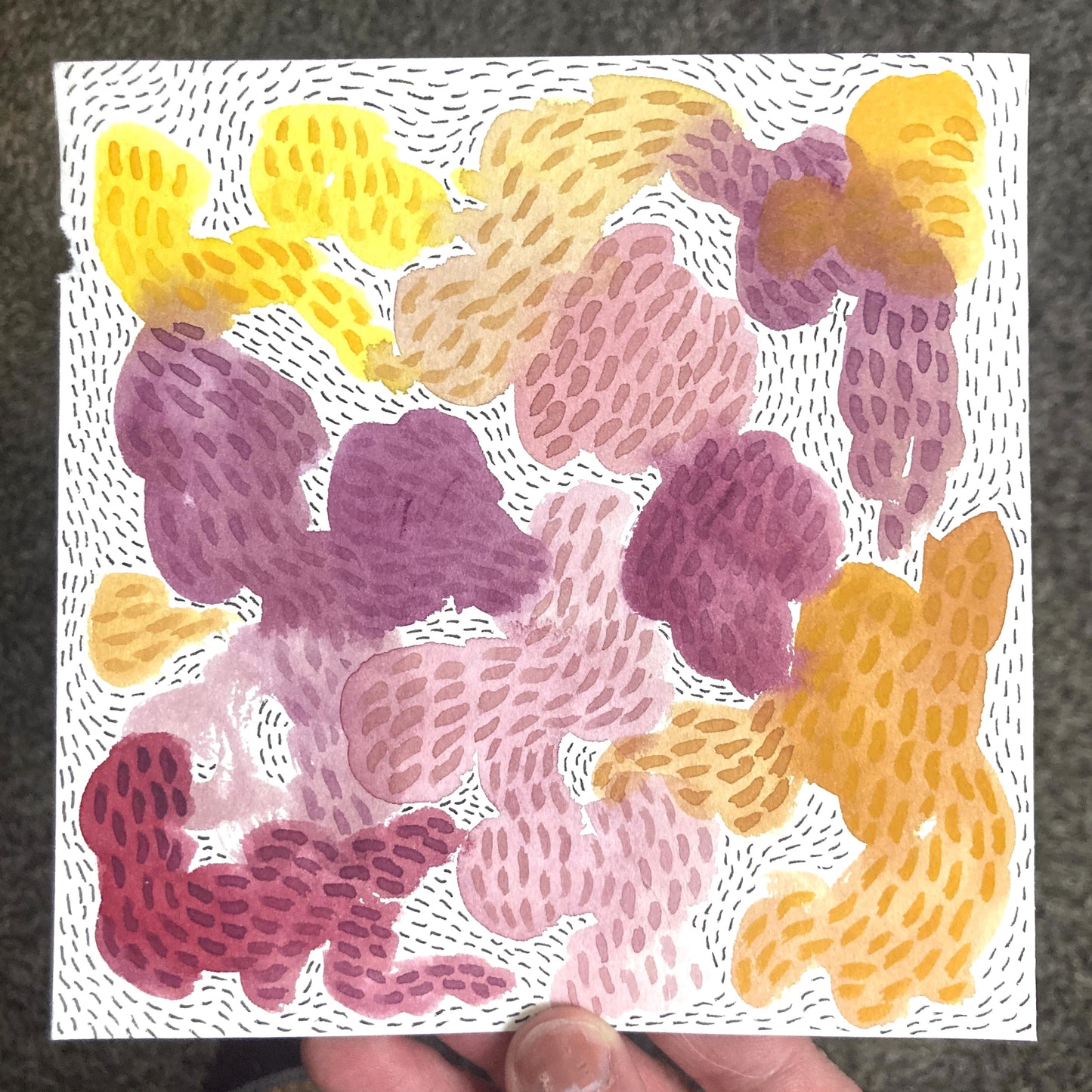 Original Watercolor Meditation No.2