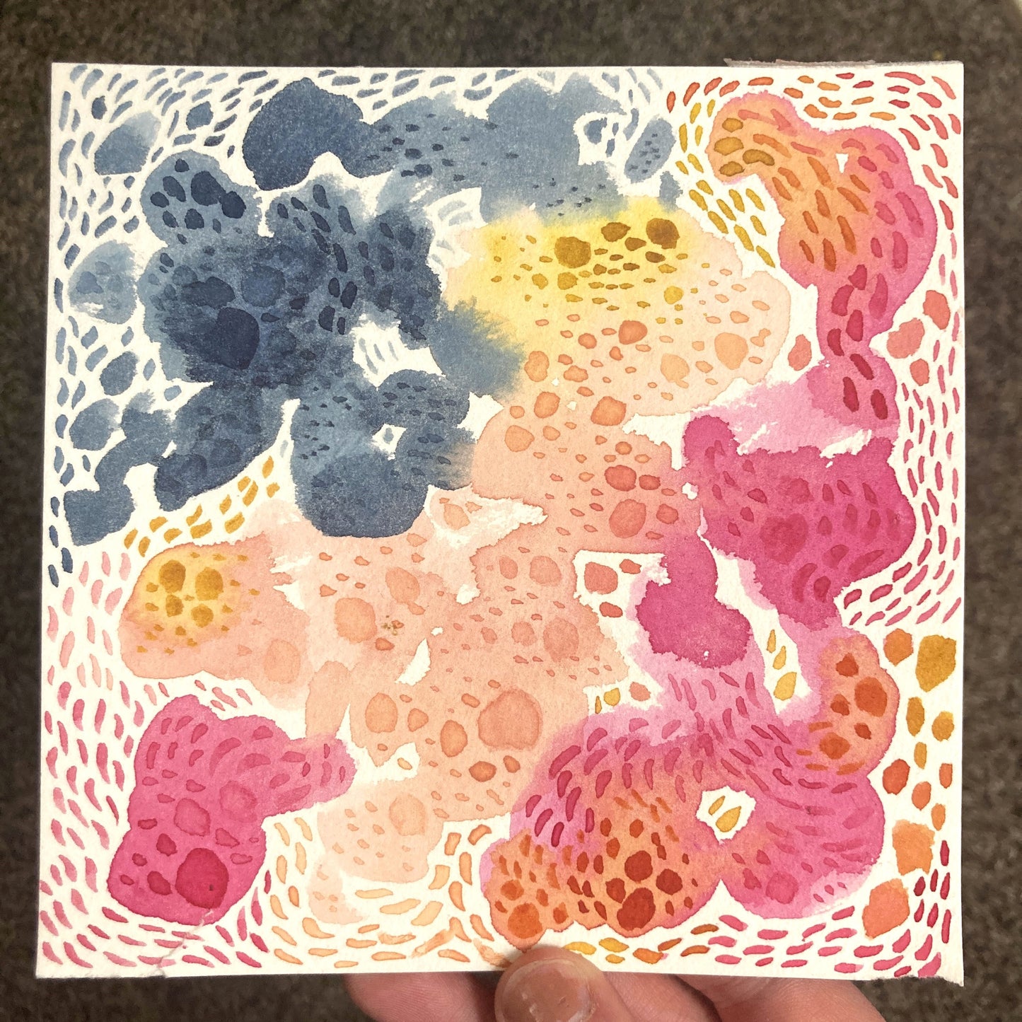 Original Watercolor Meditation No.1