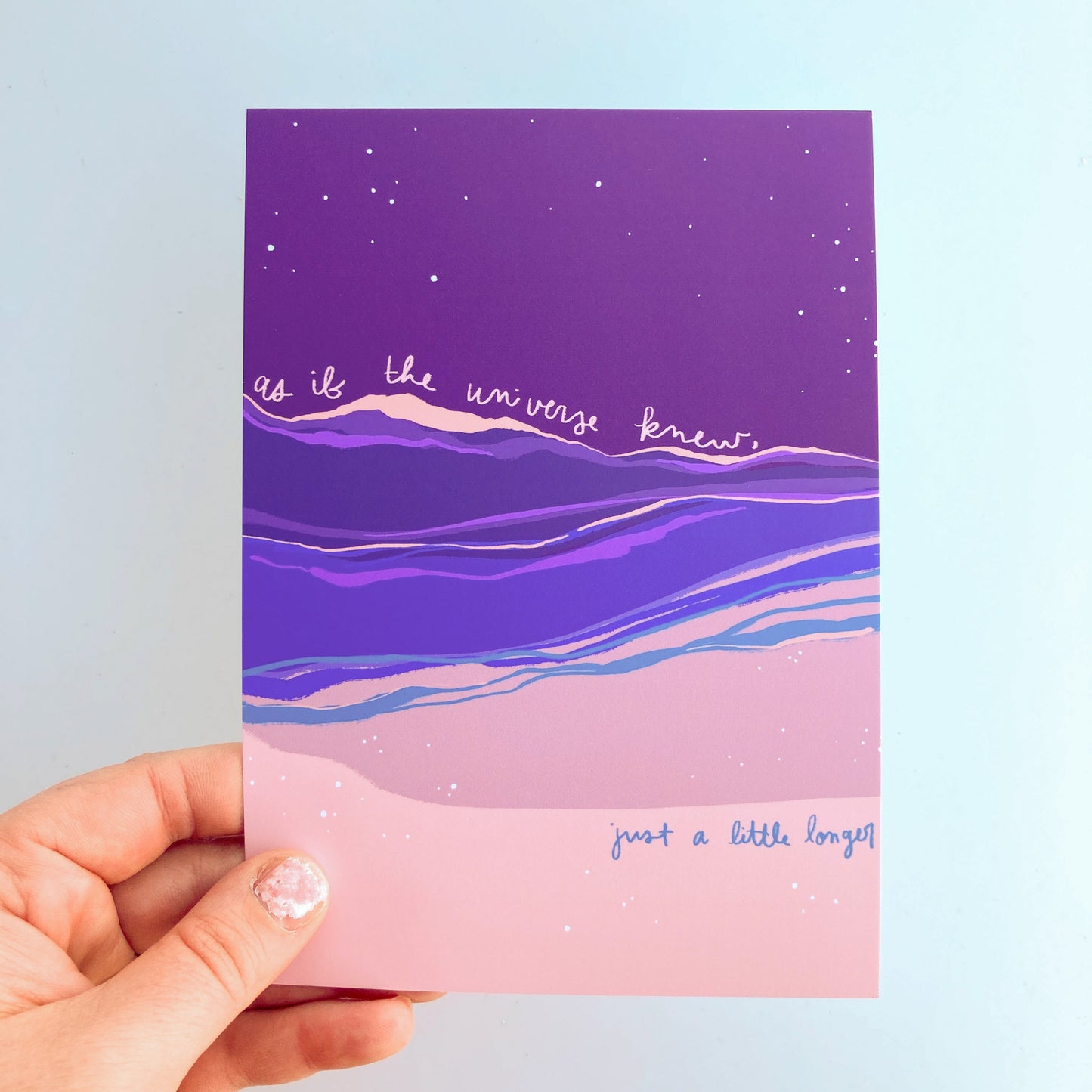 Just a Little Longer Print