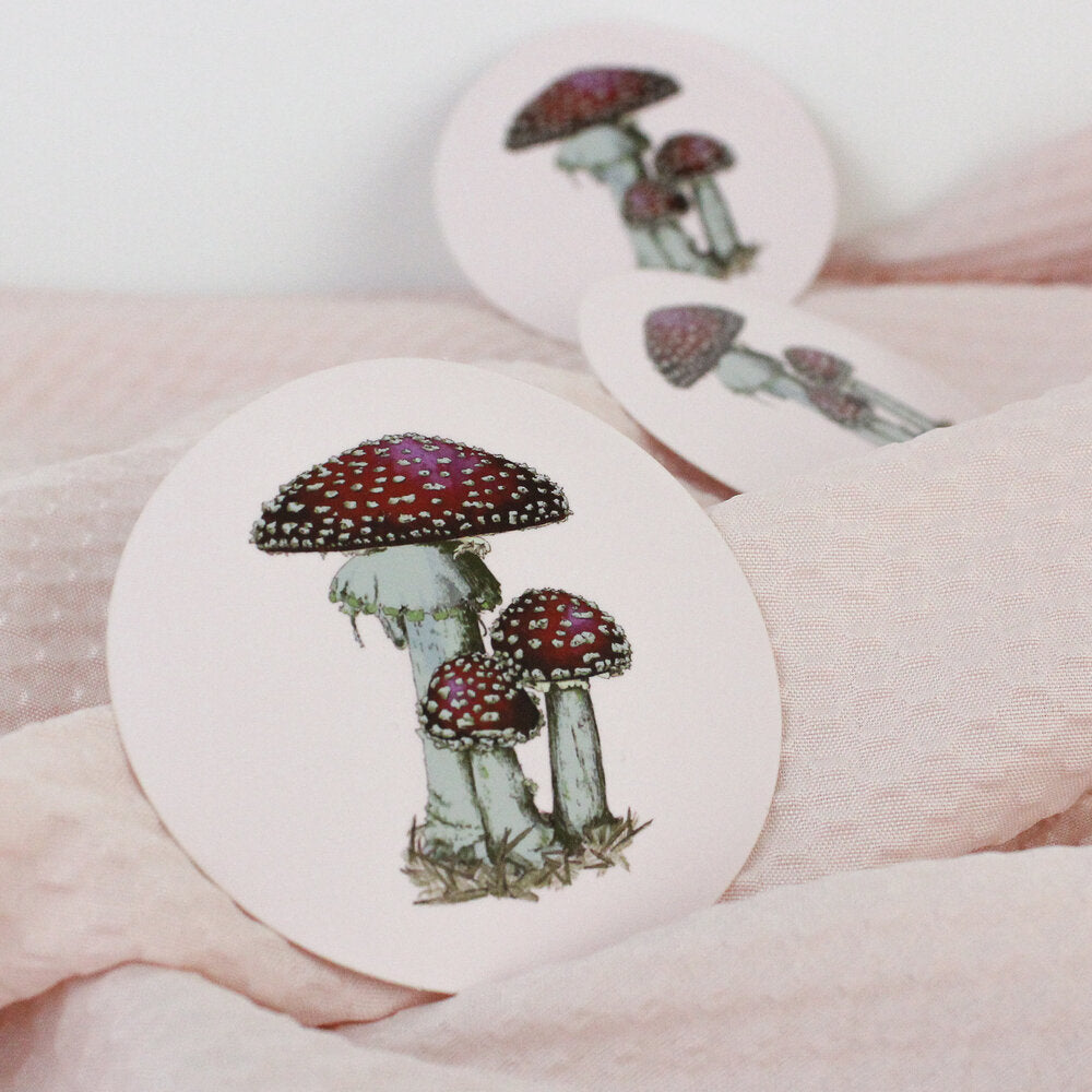 Mushroom Trio Sticker