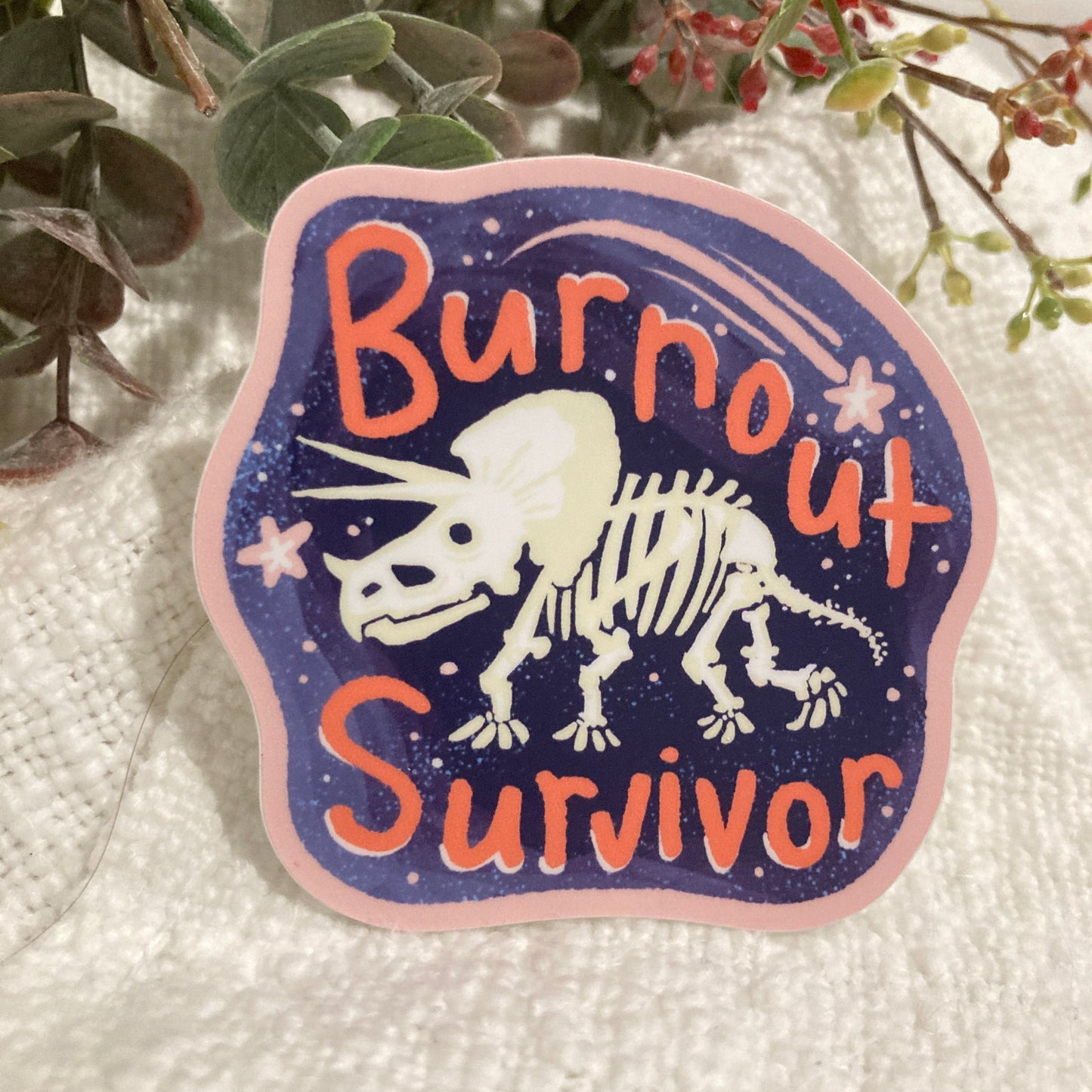 Burnout Survivor Sticker