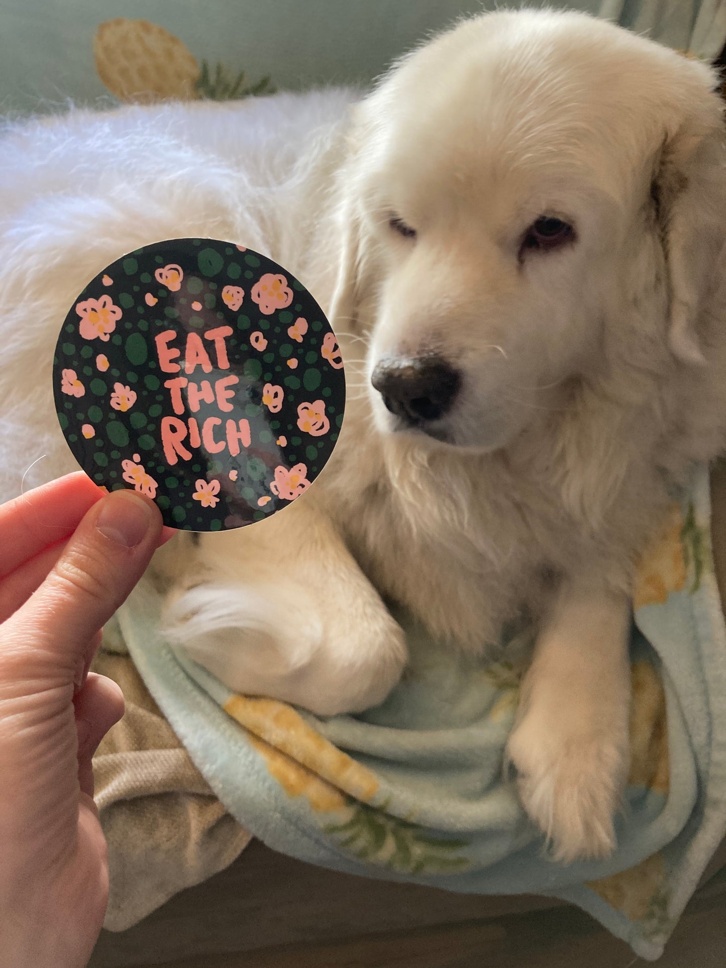 Eat the Rich Sticker