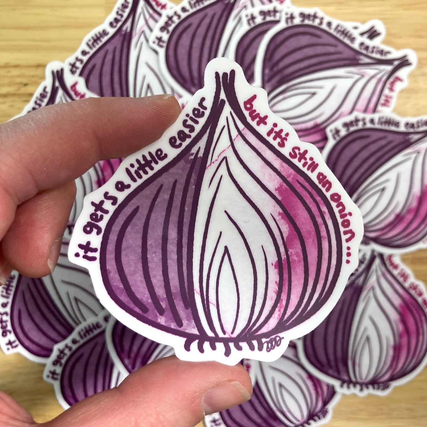 Grief Onion Sticker