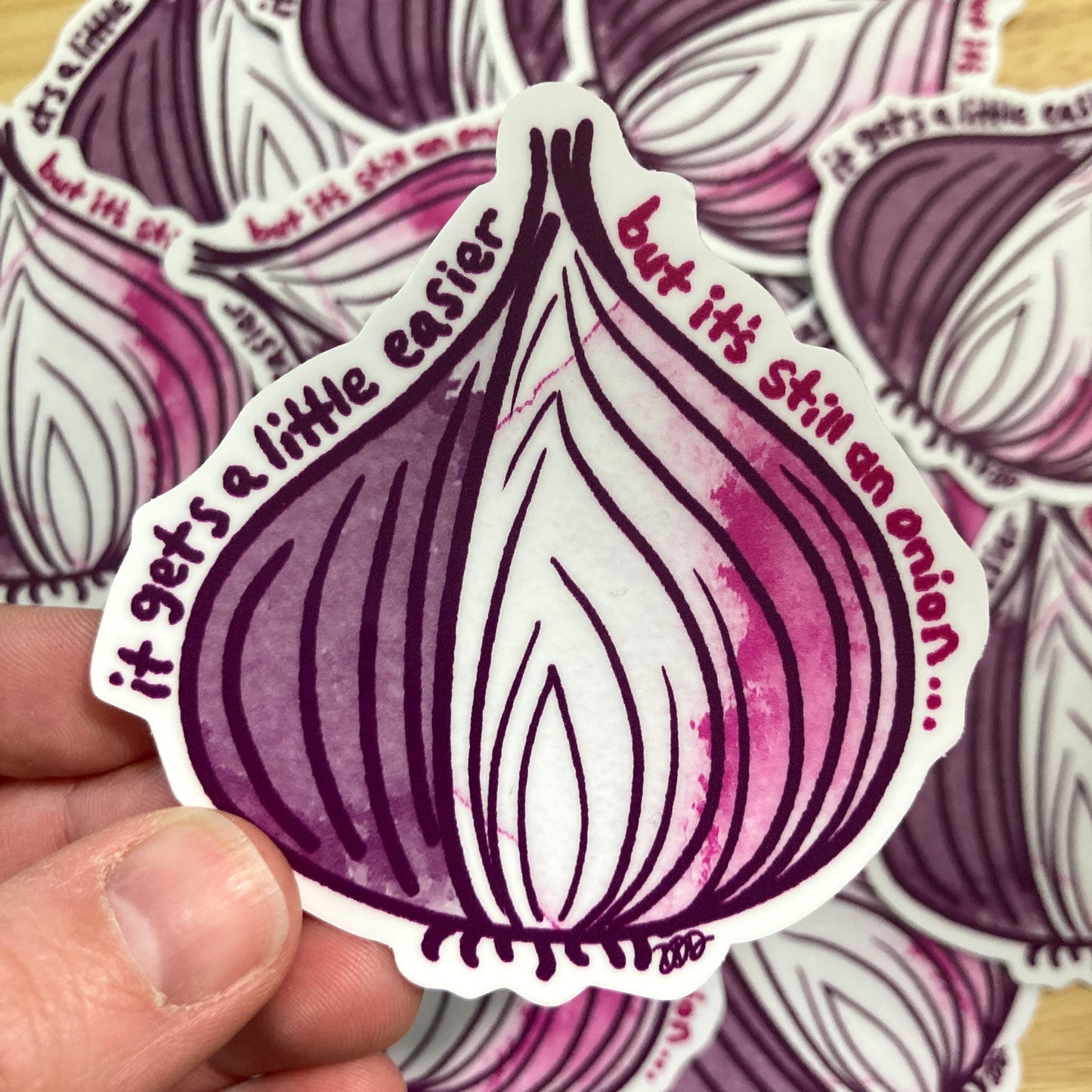 Grief Onion Sticker