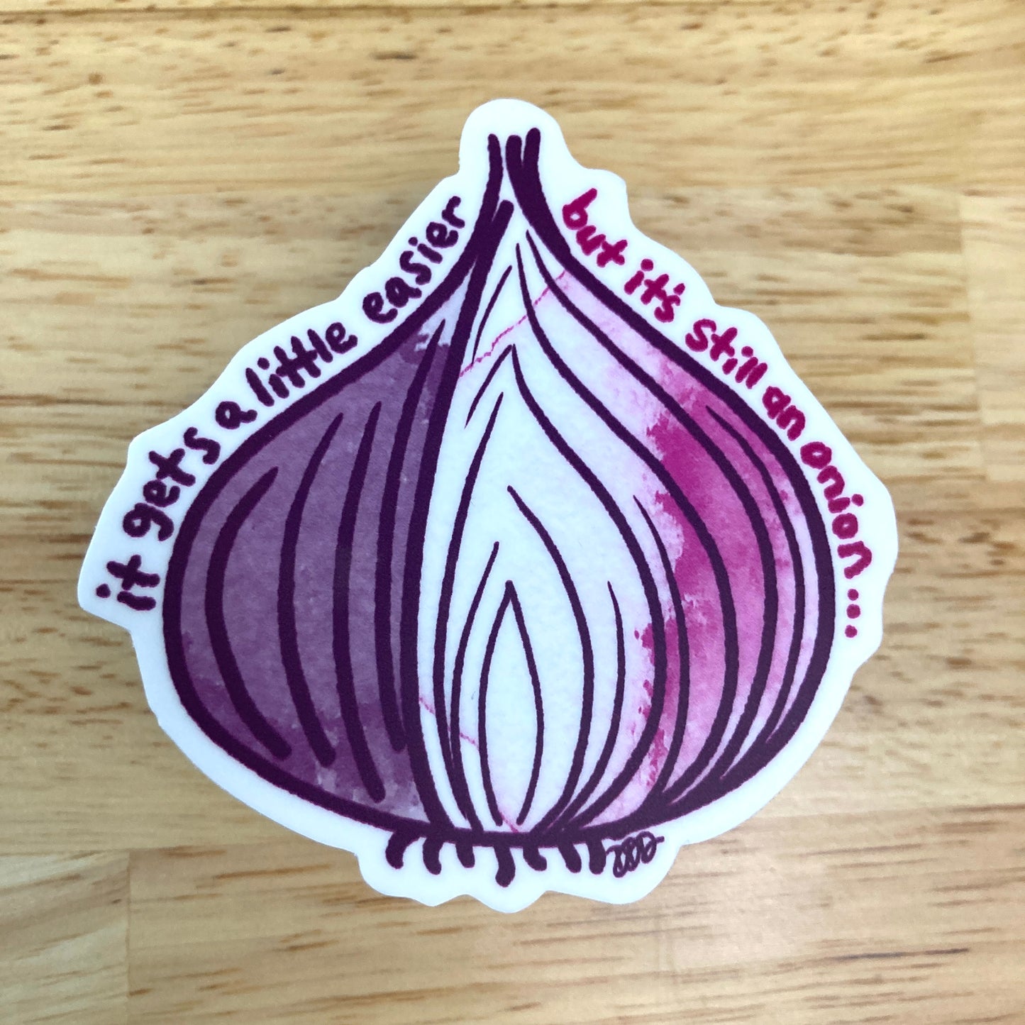 Grief Onion Sticker