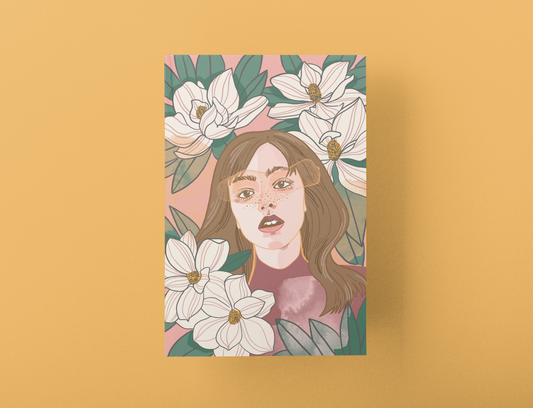 Magnolias Postcard