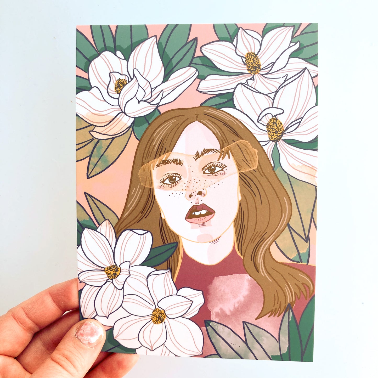 Magnolias Postcard