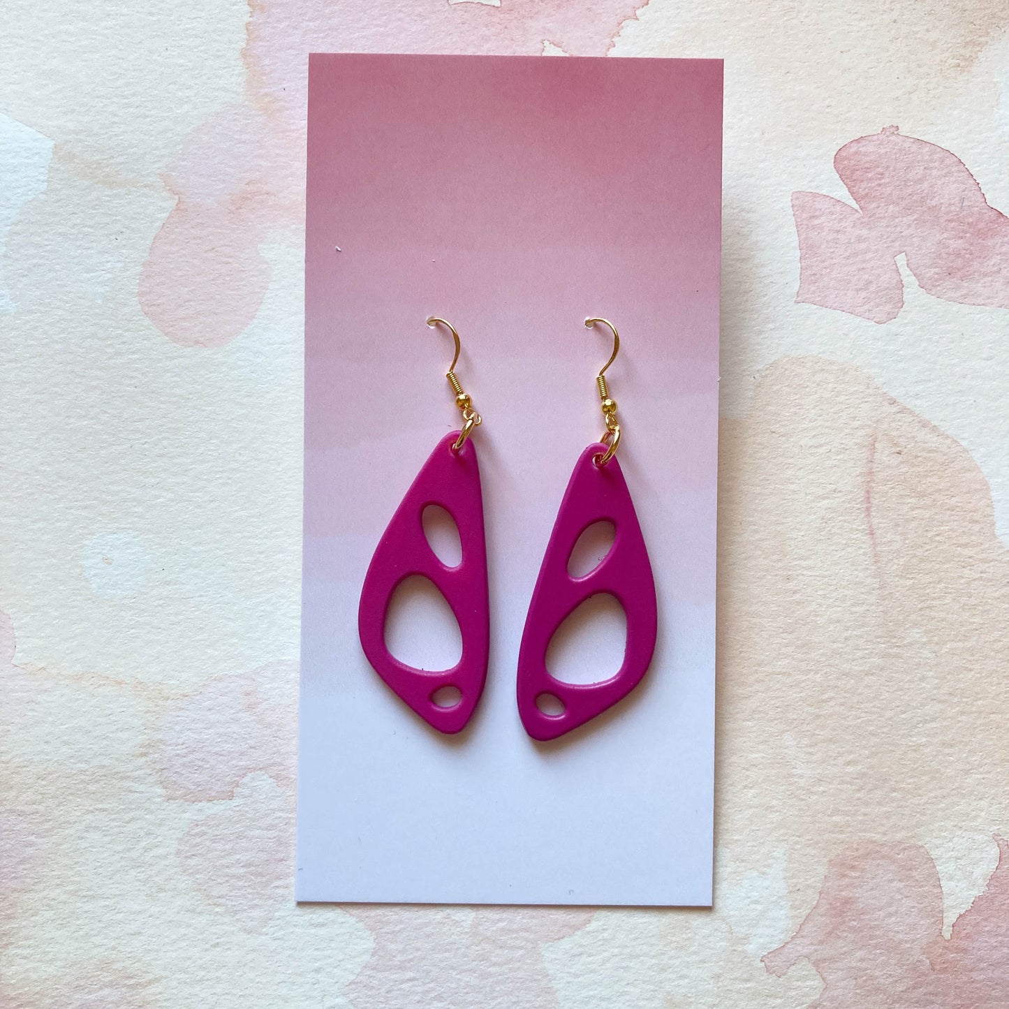 Abstract Drop Earrings III