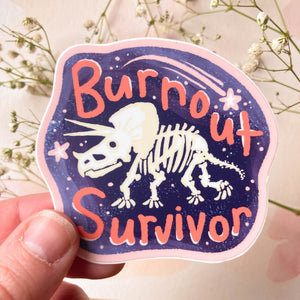 Burnout Survivor Sticker