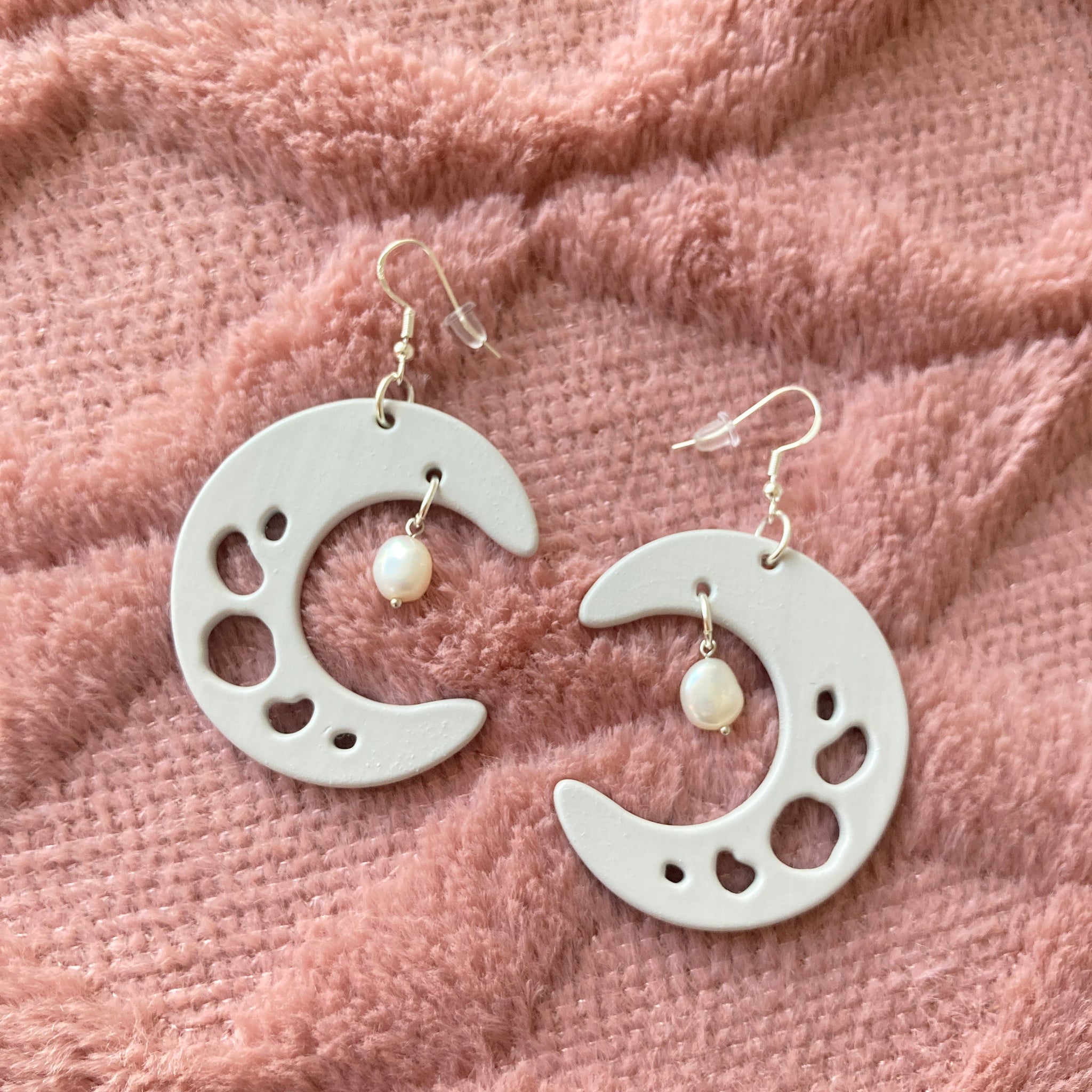 Moon Earrings - Made to order